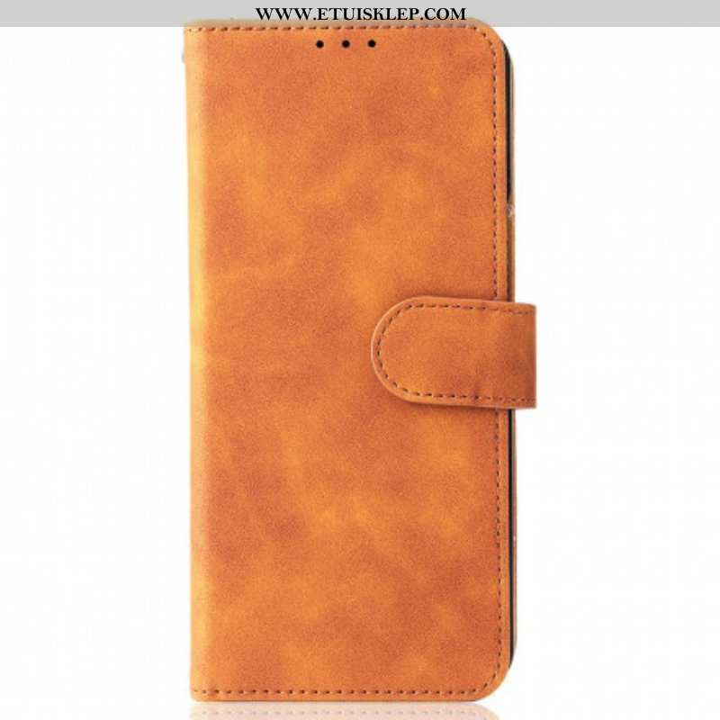 Etui Folio do Samsung Galaxy Z Fold 3 5G Dotyk Skóry